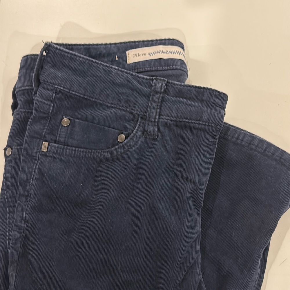 Anthropologie Pilcro Parallel Cuffed Corduroy Pants Size 27
